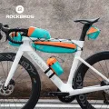 ROCKBROS Bicycle Top Tube Bag Lightweight Portable Secure Durable Colorful Bike Frame Bag Silky Zipper Side Pocket MTB Road Bike Front Bag Cycling Equipment. 