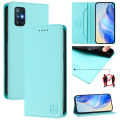 lthmy for OnePlus Nord N10 5G cover leather wallet flip cover with card holder kickstand magnetic closure phone case.