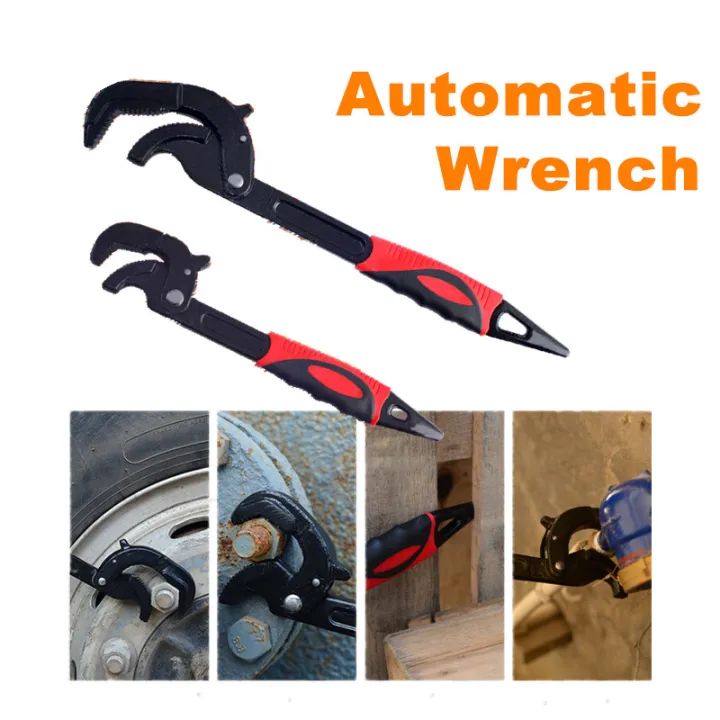 Multi-function Adjustable Automatic Tools DIY Lock Wrench Quick Grip ...