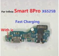 Fast charge Charging board for Infinix Smart 8 Pro Plus HD X6525 X6525B X6526. 