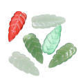 St.kunkka 10-30pcs 10x23mm Exquisite Transparent Leaf Pendant Beads Glass Pendant For DIY Necklace Bracelet Making.