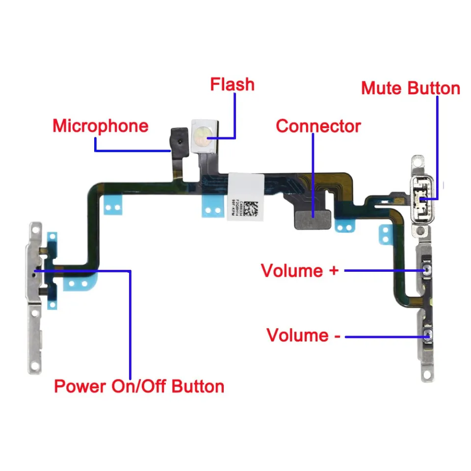Power Flex Cable For iPhone 5G 5C 5S SE 6s Plus 7G 8G 6G