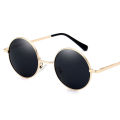 Suptmv Round Metal Frame Sunglasses with UV Protection Vintage Fashion Genuine Shades 2023 New Driving Aesthetic Eye Glasses for Men Style SU35. 