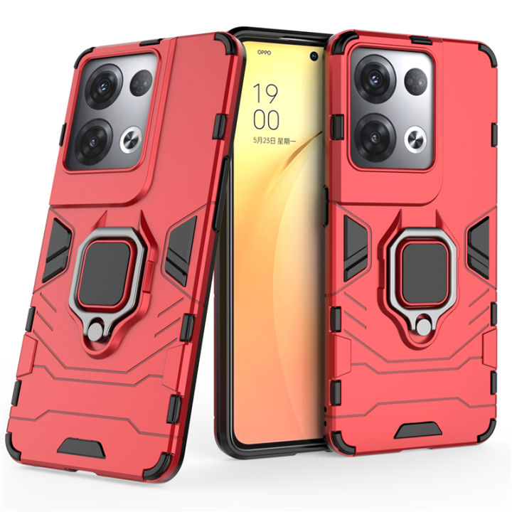 lthmy for OPPO Reno 8 Pro 5G Case Silicone Hard Plastic Armor Back Phone Cover Casing Shockproof