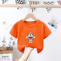 High Quality AQ Tshirts Cartoon Doraemon Print Basic Design Tshirt Muslimah Kanak Perempuan Creative T shirt Teenager T Shirt Boy. 