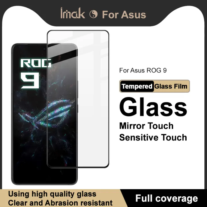 For Asus Rog Phone 9 / Rog Phone 9 Pro Flim Full Coverage Super Clear Tempered Glass Front Screen Protector