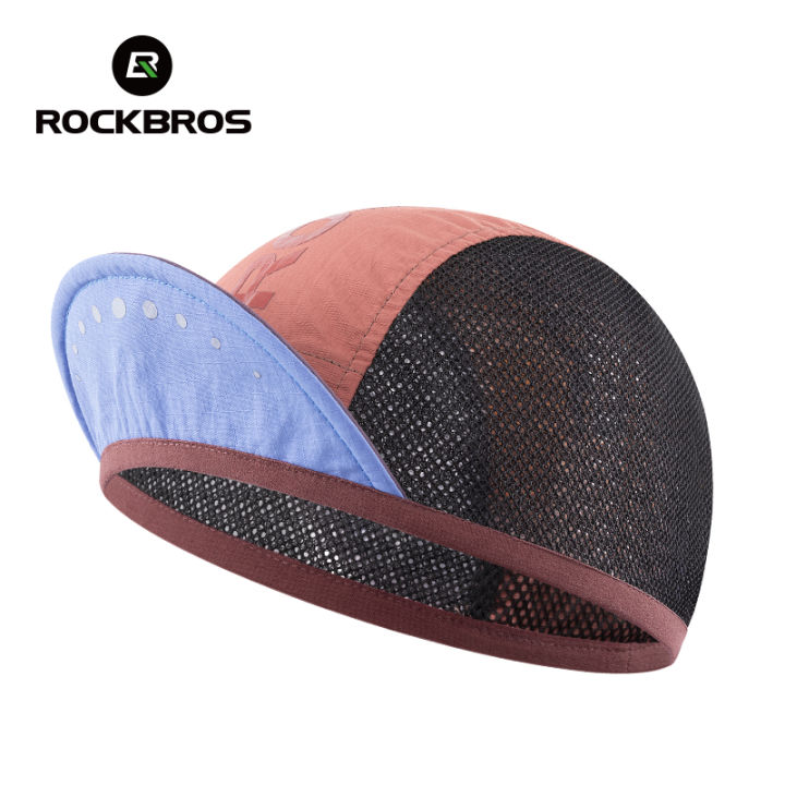 ROCKBROS Summer Cycling Cap Outdoor Sports CLassical UV Protection Running Quick Drying Hat Breathable Unisex For Bicycle Sport Helmet Liner