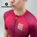 ROCKBROS Men's Cycling Jersey Elastic and Breathable Short Sleeve Shirt Dragon Elements Cycling Top 3 Pockets And Smooth YKK Zipper Cycling Wear Sport Clothing. 