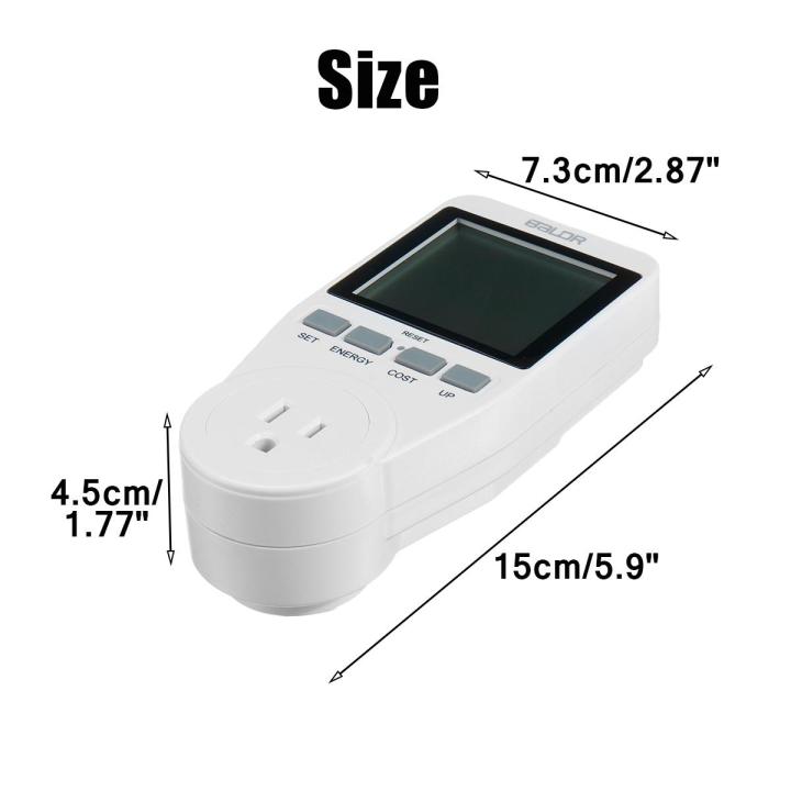 Smart Power New Energy Meter Monitor Watt Voltage Volt Electricity ...