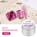 Myyeah 5ml 9 Colors Nail Art Hard Jelly Extension Gel Polish Nail Builder Gel Nail UV LED Extension Construction Gel DIY Manicure Tools. 