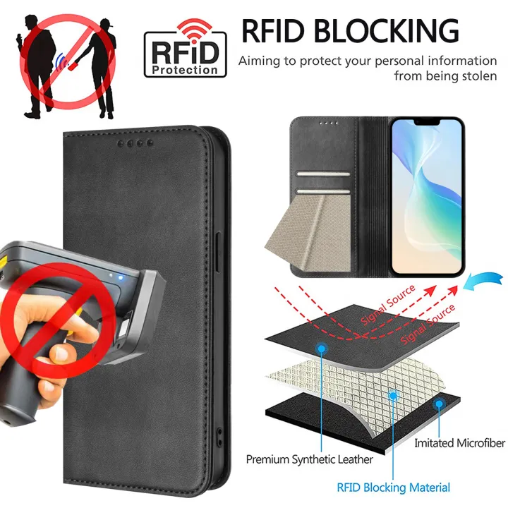 lthmy%20for%20Tecno%20Spark%2030C%204G%20Wallet%20Case%20Vintage%20Leather%20Cover%20with%20Card%20Holder%20Kickstand%20Magnetic%20Closure%20Flip%20Case%20-%20Image%204