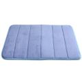 Memory Foam Highquality Rug Bath Mat Bathroom Bedroom Non-slip Mats Shower Carpet 40cmx60cm NEW（12 Color for Choice） - navy blue. 