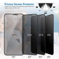 2pcs for OPPO Reno 12F Privacy Glass Screen Protector Film for OPPO Reno 12F 5G Full Cover Screen Tempered Glass Privacy Protector Phone Case. 