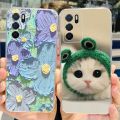 Opop / Colorful wers Painted Cover Soft Silicone Phone Case For Oppo A16 A16s Casing 6.52''. 