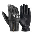 ROCKBROS Motorcycle Gloves Goat Leather Thick Padding Soft Sensitive Touchscreen Cycling Gloves. 