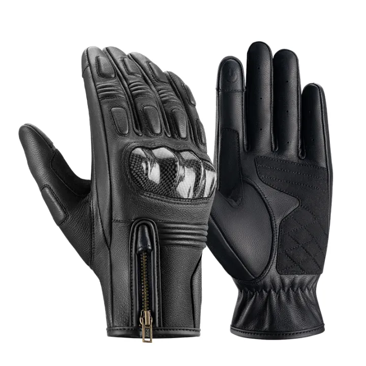 ROCKBROS%20Motorcycle%20Gloves%20Goat%20Leather%20Thick%20Padding%20Soft%20Sensitive%20Touchscreen%20Cycling%20Gloves%20-%20Image%207