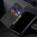 lthmy for Xiaomi Redmi Turbo 3 case Retro Denim Leather Flip Wallet Stand Casing Cover. 