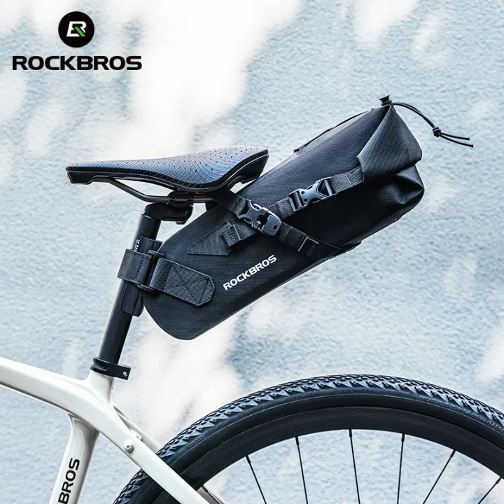 ROCKBROS Bicycle Bag Waterproof 3L Capacity Stable Saddle Bag for MTB Road Bike Bike Accessories