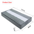 1 Pcs Underbed Storage Bag - Rectangle Under The Bed Organizer Storage Container Bins Box for Clothes, Comforters, Blanket, Foldable with Clear Window. 