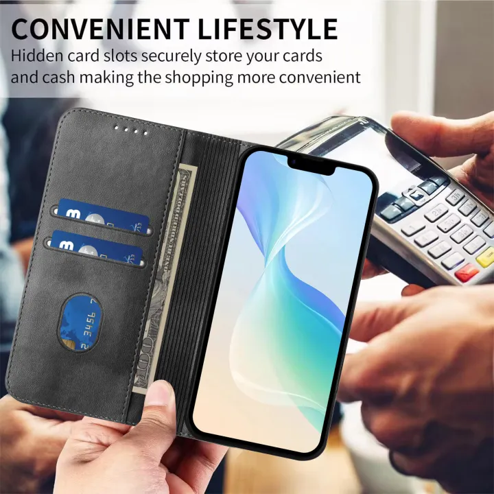 lthmy%20for%20Tecno%20Spark%2030C%204G%20Wallet%20Case%20Vintage%20Leather%20Cover%20with%20Card%20Holder%20Kickstand%20Magnetic%20Closure%20Flip%20Case%20-%20Image%205