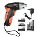 PRO 24PC New 4.8V ELECTRIC RECHARGEABLE BATTERY CORDLESS SCREWDRIVER DRILL SET BITS -. 