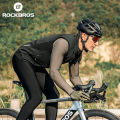 ROCKBROS Cycling Vest Windproof Warm Dual Fleece-lined Zipper Pocket Jersey for Men Women Sports Clothing. 