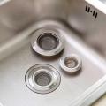 【FUN LIVE】 Homenhome Stainless Steel Sink Filter Kitchen Sewer Sink Garbage Strainer Kitchen Sink Stainless Steel Anti Blocking Mesh Plug. 