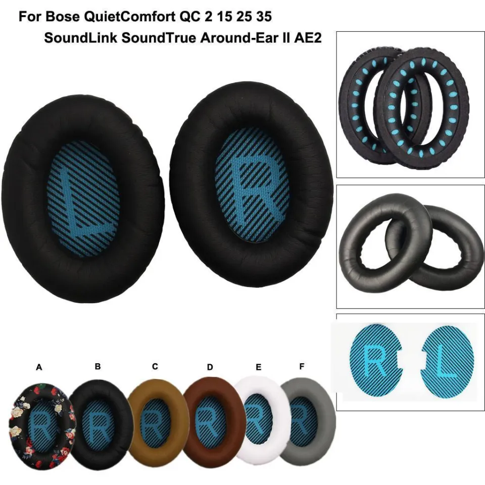 1Pair QuietComfort Ear Pad Replacement For BOSE QC2 QC15 QC25 QC35