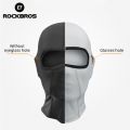 ROCKBROS Cycling Face Mask Ice Silk Sun Protection Motorcycle Face Cover Breathable Breathable Scarf with Glasses Hole Unisex Quick-Drying Cycling Washable Mask. 