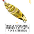 2 Color Fish-scale Metal Spinner Spoon Fishing Lure Hard Bait Sequins Noise Paillette Artificial Bait Sequins.