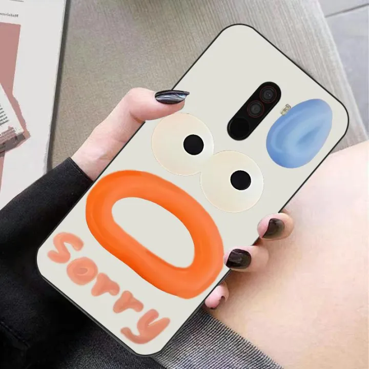 For%20POCO%20phone%20F1%20Back%20Cover%20Case%20Fashion%20Cartoon%20Mouth%20Square%20Frame%20Soft%20Silicone%20Shockproof%20Non-slip%20Camera%20Lens%20Protector%20Phone%20Cases%20-%20Image%203