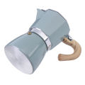 150ml/300ml Mocha Coffee Pot Italian Espresso Aluminum Mug Octagonal Coffee Pot Coffee Maker Tool - Blue 300ml. 