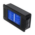 LCD Display  Batteries Monitor Meter 0-200V Volt Amp for Cars RV Solar System -. 