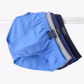 6XL 120KG Cotton Men's Underwear Plus Size Fat Guy Triangle Pants Breathable Middle and Old Age Cotton Triangle Pants DF1086.