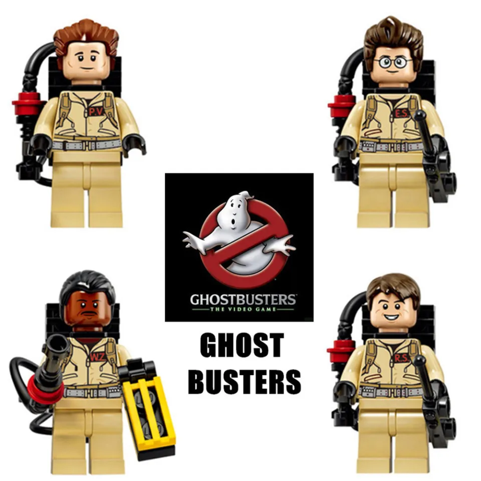 Ghostbusters Minifigures Building Blocks Assembled Educational