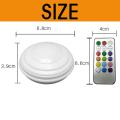 5 LED Wireless 12 Colors Remote Control Night Light Wall Lamp Battery Powered -. 