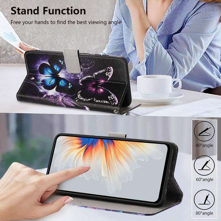 lthmy%20for%20Oppo%20A3%20Phone%20Case%20Multifunctional%20Painted%20PU%20Leather%20Case%20Card%20Slot%20Bracket%20Design%20Book%20Cover%20Wallet%20Case%20-%20Image%202