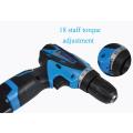 21V Cordless New Hammer Combi Drill 2 Speed Li-ion Brushless Hammerdrill + 2 Battery -. 