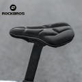 ROCKBROS Bicycle Saddle Cover Breathable Soft Memory Foam Cushion Bike Seat Cover Bike Accessories. 