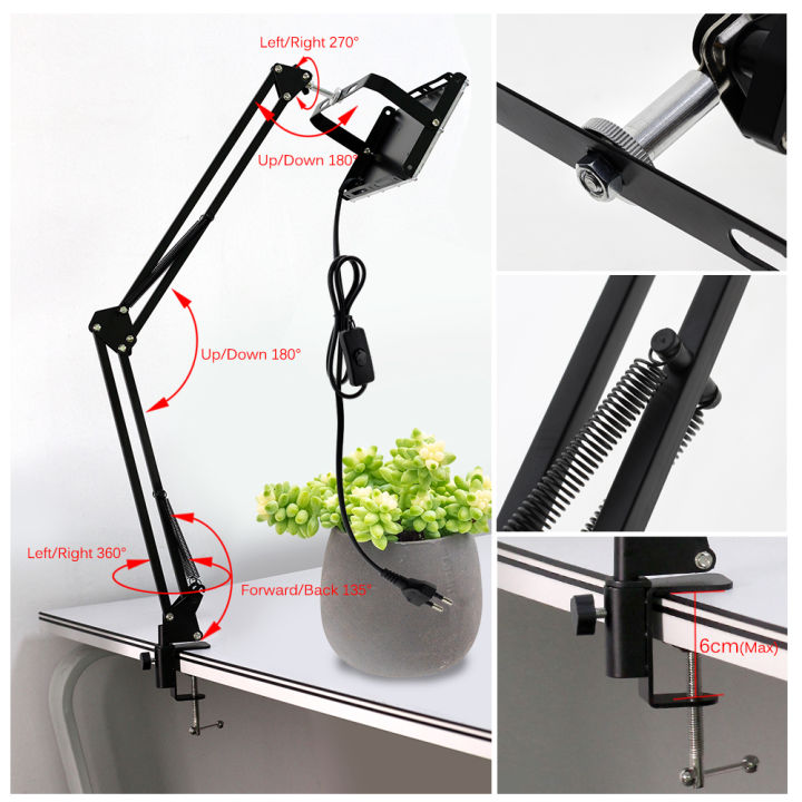 Hunta%2050W%20100W%20150W%20Upgrade%20LED%20Full%20Spectrum%20Plant%20Light%20Sunlight%20Grow%20Lights%20For%20Indoor%20Plants%20Greenhouse%20Veg%20and%20Bloom%20With%20Plug%20-%20Image%207