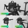 ROCKBROS Bicycle Bag Bike Frame Bag Front Tube Pocket Shoulder Pack Waterproof Handlebar Bag. 