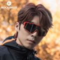 ROCKBROS Cycling Glasses Stain-Resistant Photochromic Polarized Lens Anti-UV Outdoor Sports Goggles for Men. 