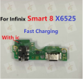 Fast charge Charging board for Infinix Smart 8 Pro Plus HD X6525 X6525B X6526. 