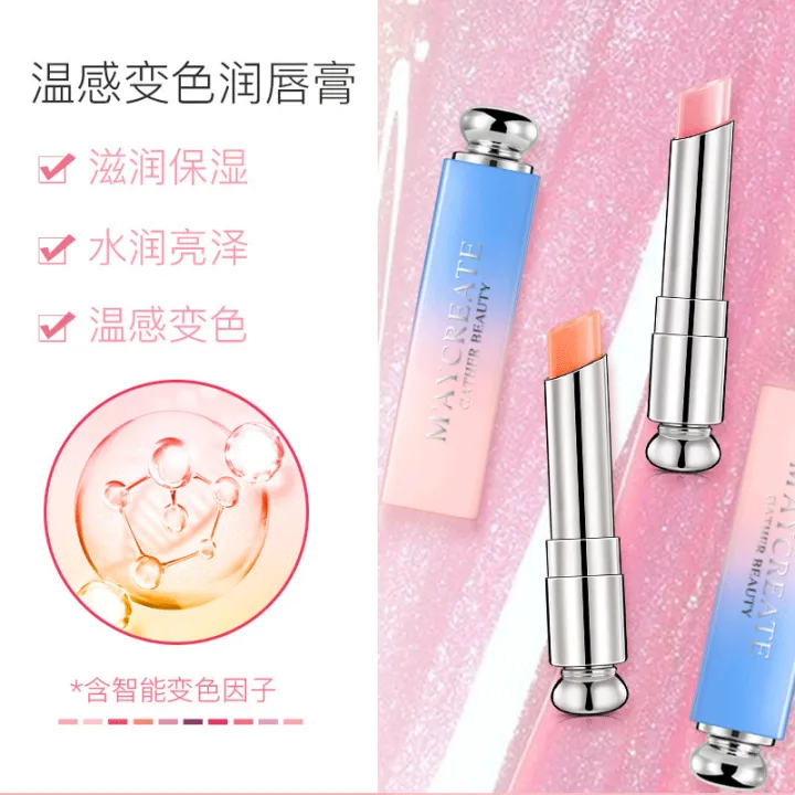 Original%20Profesional%20YuanbingHot%20Selling%20MAYCREATE%20Lip%20Balm%20Color%20Change%20%F0%9F%92%84%20%E5%81%A5%E7%BE%8E%E5%88%9B%E7%A0%94%E6%B8%90%E5%8F%98%E5%8F%A3%E7%BA%A2%20Pelembap%20Bibir%20Berubah%20Warna%20Kalis%20Air%20Lipstick%20Moisturizing%20Waterproof%20-%20Image%203
