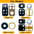Rear Back Camera Glass Lens For Xiaomi Redmi Note 11 11E 11s 11T 11 Pro Plus 5G With Adhesive Sticker. 
