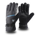 Cold Winter Men Warm Gloves Running Cycling Skiing Hiking Waterproof Non-Slip Warm Plush Gloves Windproof Outdoor Sports. 