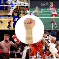【Footprint】 2Pcs/1 Pair Elasticity Wrist Bandage Support Sportswear Arthritis Band Belt Outdoor Carpal Tunnel Hand Brace Accessories. 