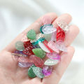 【100%-New】 St. kunkka 10-30pcs Leaf Pendant Exquisite Transparent Colored Leaf Pendant Beads For Making DIY Bracelet Necklace Pendant.