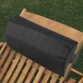 1/2/4x Outdoor Durable Garden Folding Lounge Chairs Headrest Pillow Beach Patio Recliner (Only Pillow) - 1pcs-Black. 