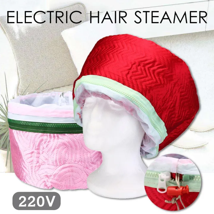 Heating Steam Electric Hair Cap Steamer Hat Styling Beauty Care ...